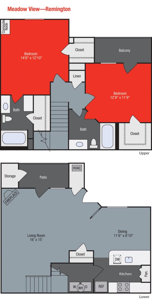 Apartments For Rent TGM Meadow View - Remington 